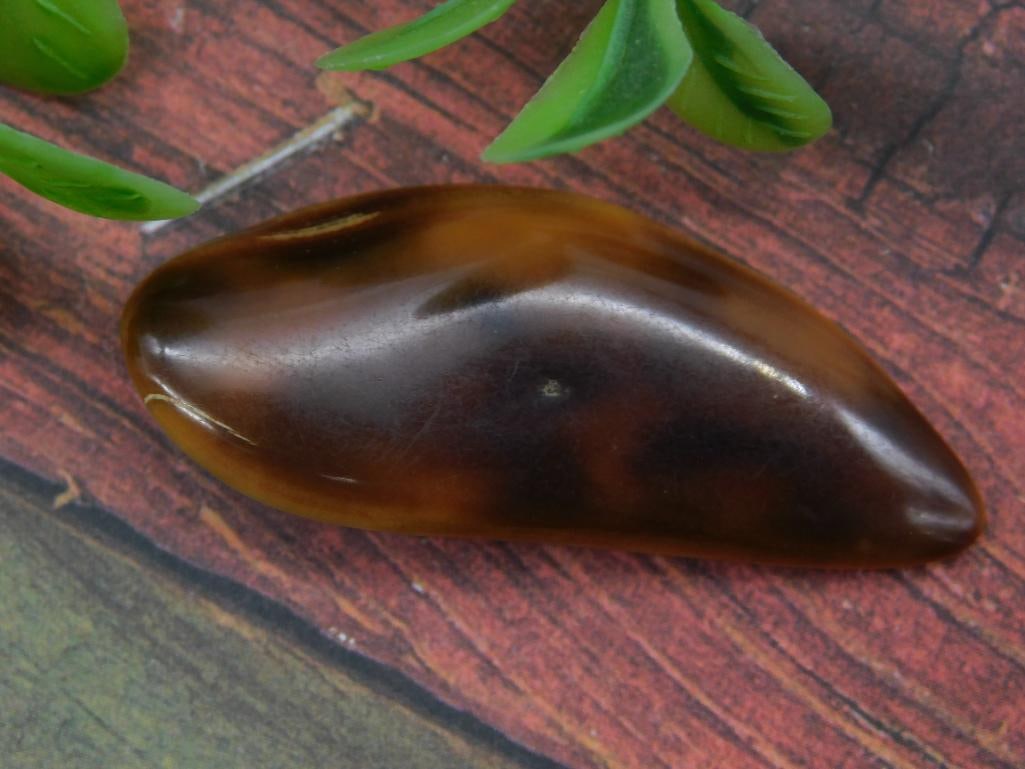 Polished Brown Gemstone, 4 Grams, Lot 3051W (1 of 2)