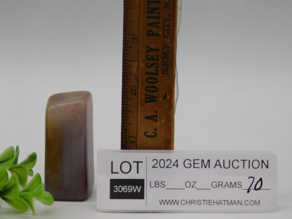 Polished Rectangular Gemstone - 2