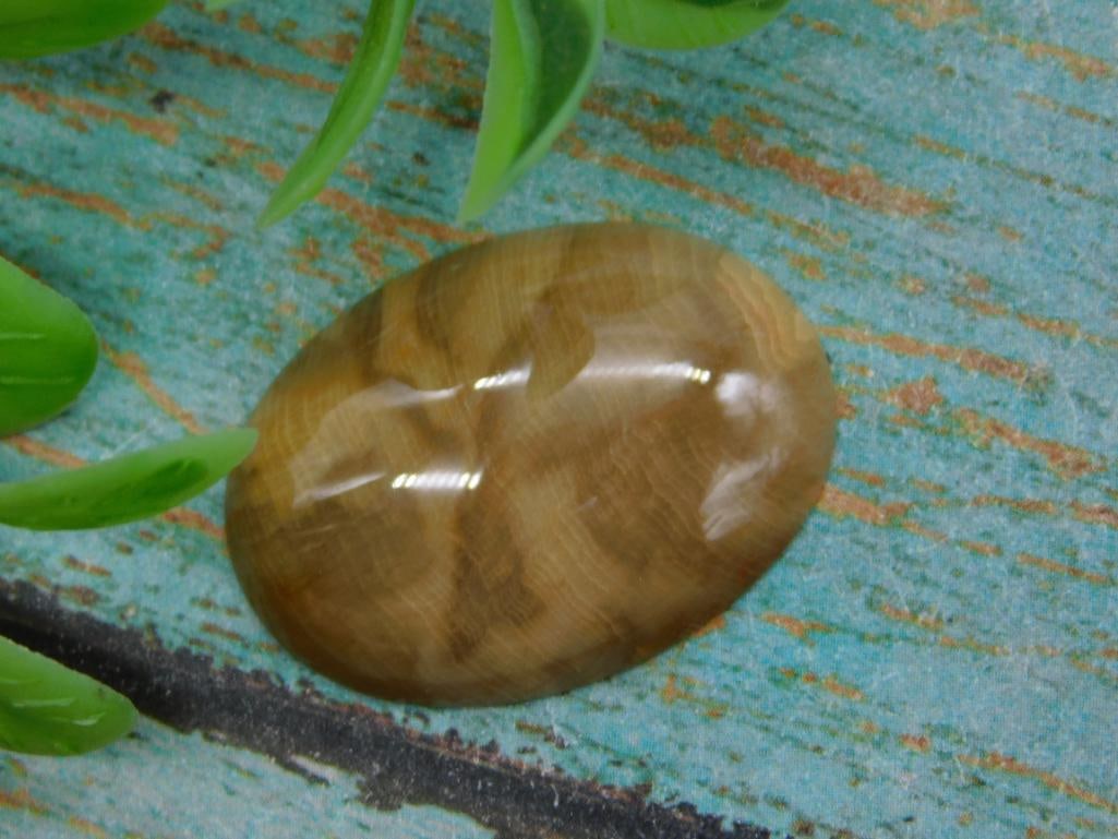 Oval Brown Cat?s Eye Gemstone, 3 Grams: Oval Brown Cat?s Eye Gemstone, 3 Grams