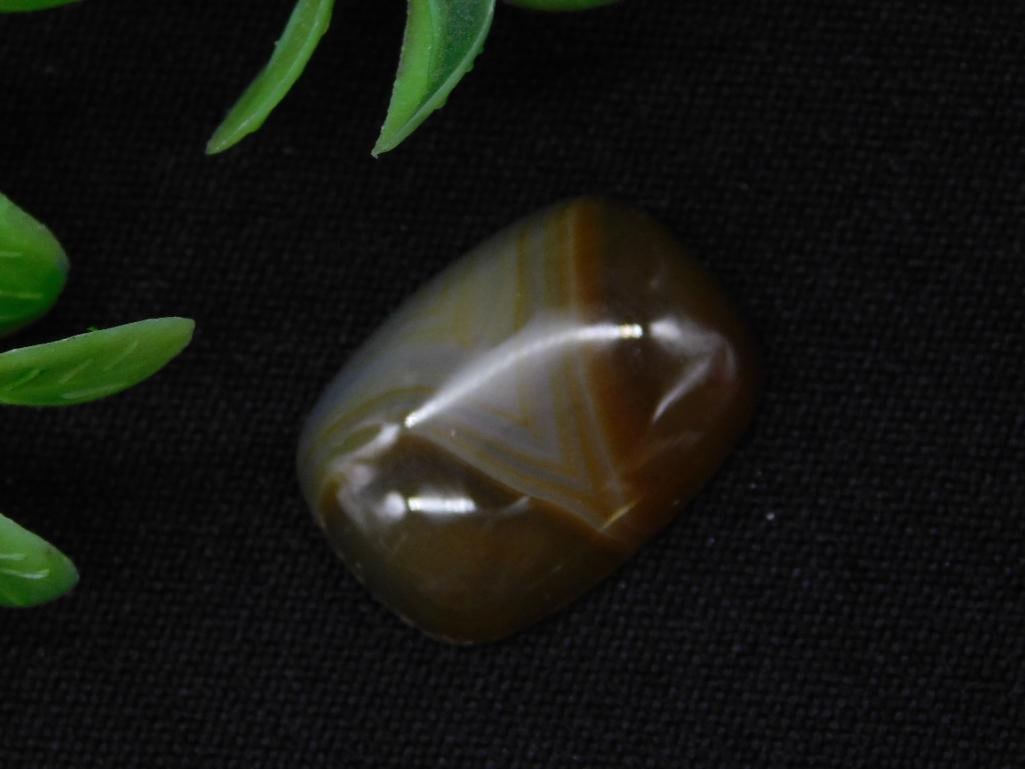 AGATE CABOCHON ROCK STONE LAPIDARY SPECIMEN (1 of 2)