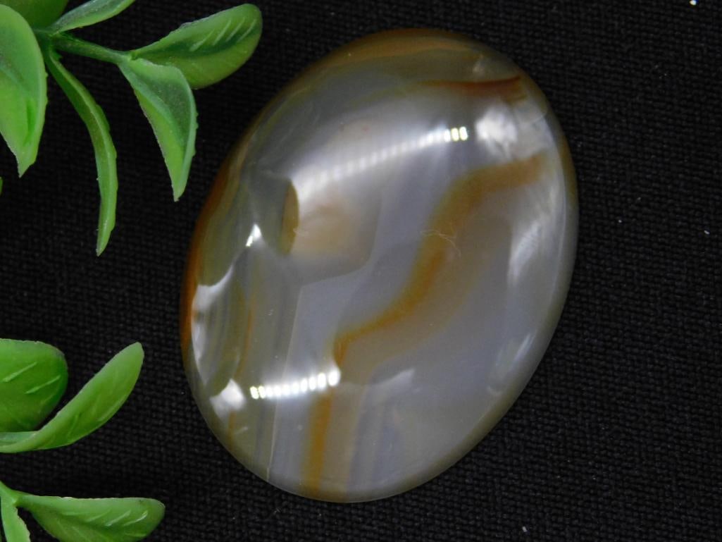 AGATE CABOCHON ROCK STONE LAPIDARY SPECIMEN (1 of 2)