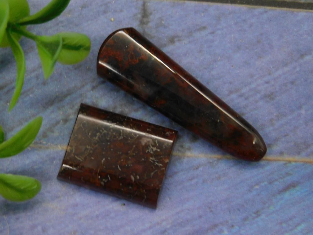 LOT OF 2 ROCK STONE LAPIDARY SPECIMEN (1 of 2)