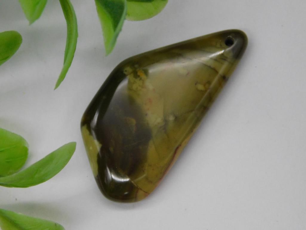 STONE CABOCHON ROCK STONE LAPIDARY SPECIMEN (1 of 2)