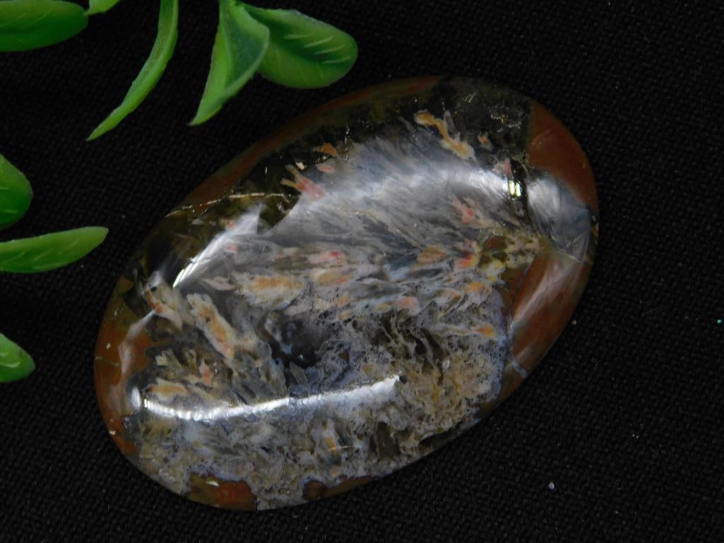STICK AGATE CABOCHON ROCK STONE LAPIDARY SPECIMEN (1 of 2)