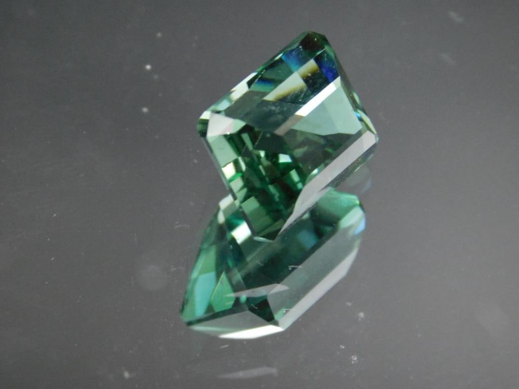 MAN-MADE TOURMALINE GEMSTONE ROCK STONE LAPIDARY SPECIMEN (1 of 3)