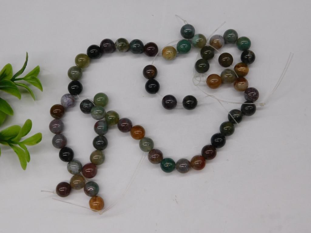 STONE BEADS ROCK STONE LAPIDARY SPECIMEN: STONE BEADS ROCK STONE LAPIDARY SPECIMEN