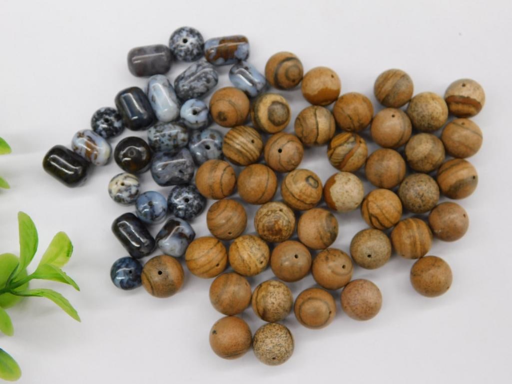 STONE BEADS ROCK STONE LAPIDARY SPECIMEN (1 of 2)