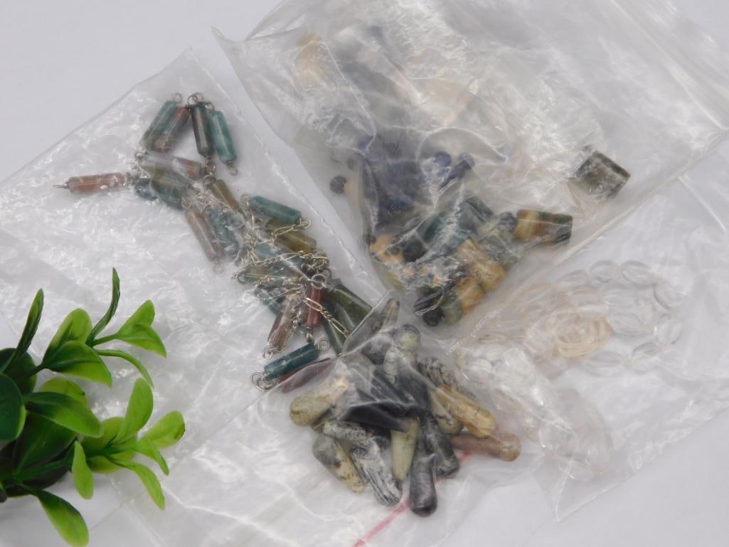 BEADS ROCK STONE LAPIDARY SPECIMEN (1 of 2)