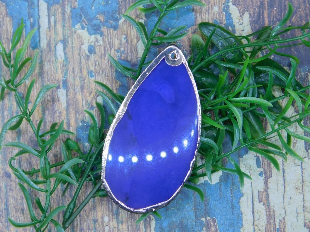 AGATE SLICE PENDANT ROCK STONE LAPIDARY SPECIMEN: AGATE SLICE PENDANT ROCK STONE LAPIDARY SPECIMEN