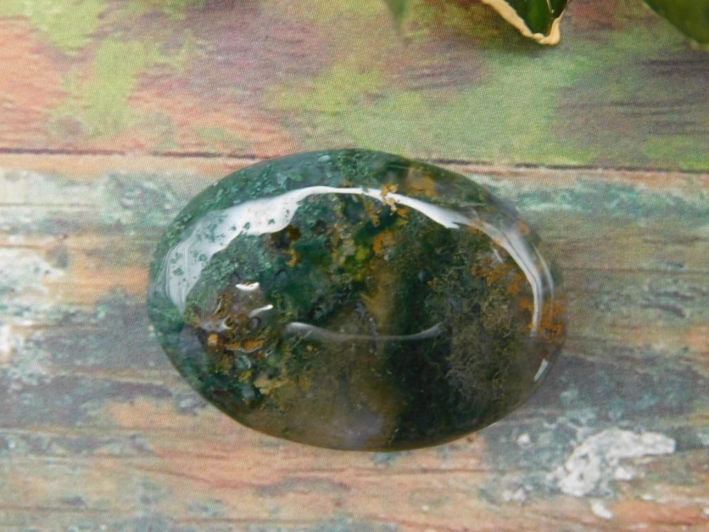 OCEAN JASPER CABOCHON ROCK STONE LAPIDARY SPECIMEN (1 of 2)