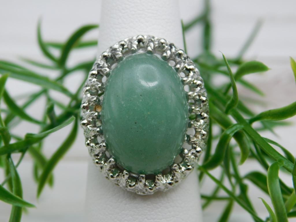 AVENTURINE RING ROCK STONE LAPIDARY SPECIMEN (1 of 2)