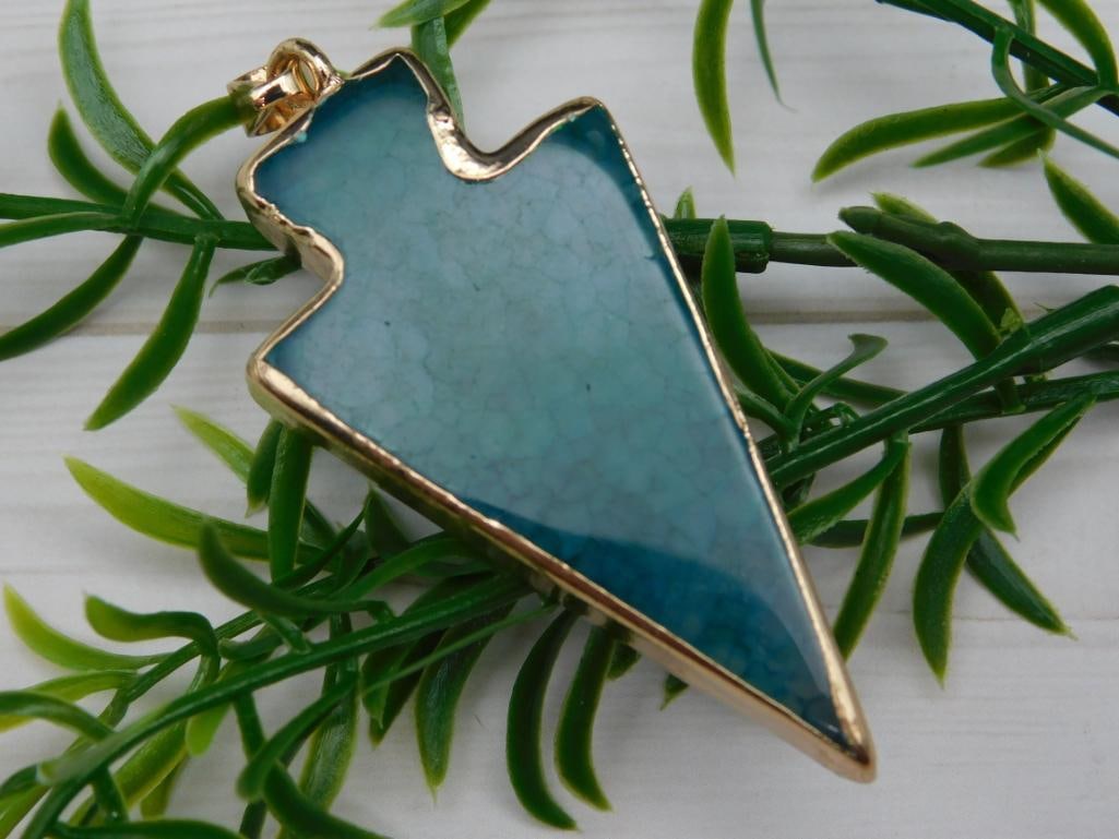 AGATE PENDANT ROCK STONE LAPIDARY SPECIMEN (1 of 2)