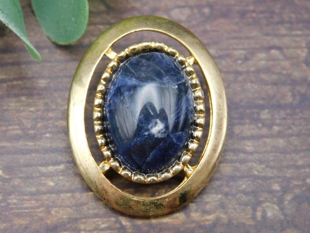 SODALITE PENDANT ROCK STONE LAPIDARY SPECIMEN (1 of 2)