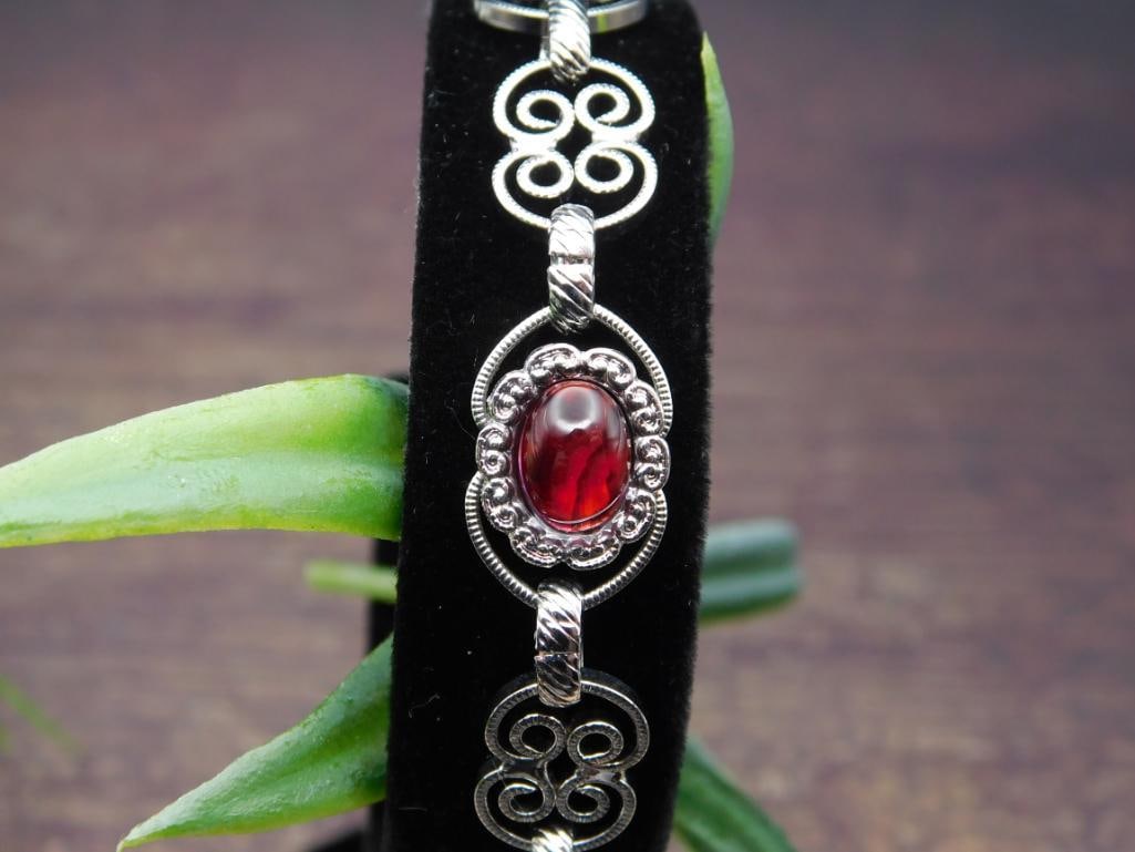 ABALONE STONE BRACELET ROCK STONE LAPIDARY SPECIMEN (1 of 2)