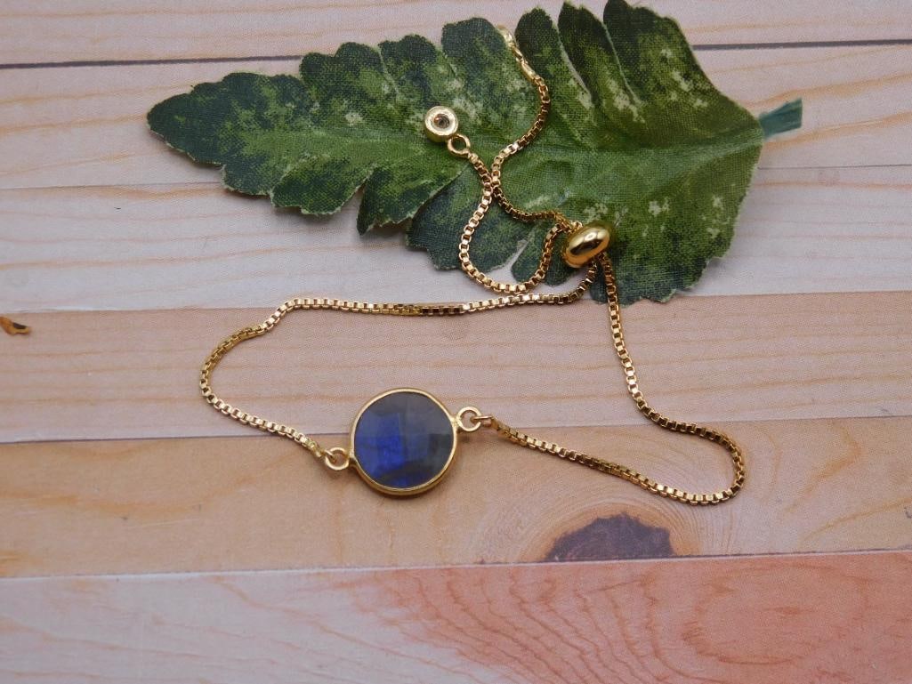 LABRADORITE ADJUSTABLE BRACELET ROCK STONE LAPIDARY SPECIMEN: LABRADORITE ADJUSTABLE BRACELET ROCK STONE LAPIDARY SPECIMEN