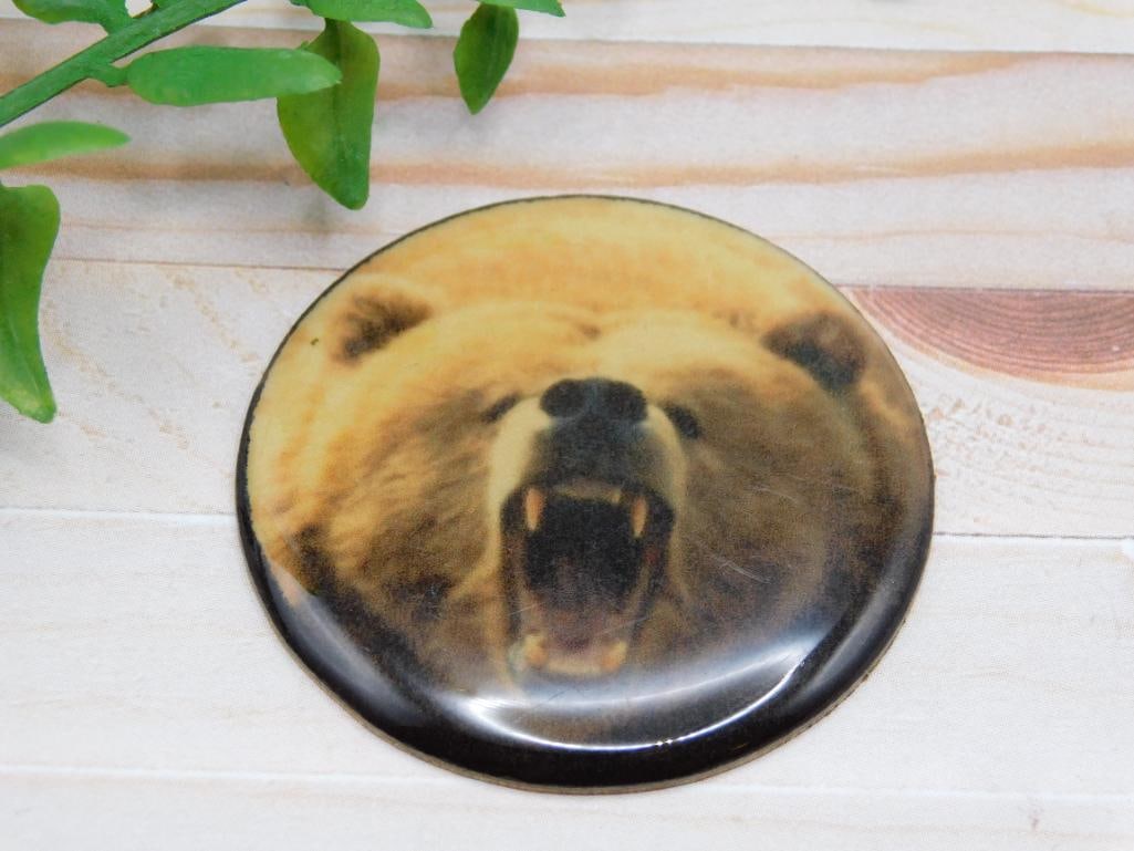 BEAR CABOCHON ROCK STONE LAPIDARY SPECIMEN: BEAR CABOCHON ROCK STONE LAPIDARY SPECIMEN