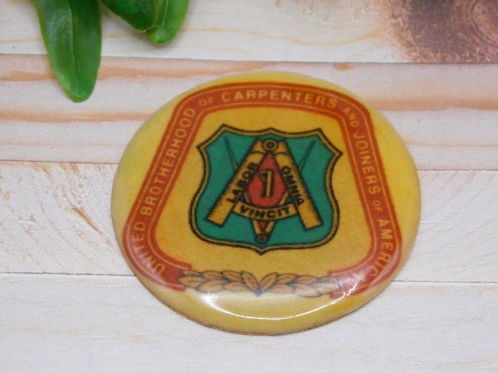 CARPENTERS CABOCHON ROCK STONE LAPIDARY SPECIMEN: CARPENTERS CABOCHON ROCK STONE LAPIDARY SPECIMEN