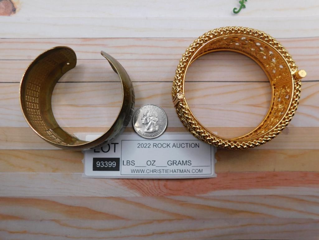 MIXED METAL CUFF BRACELETS - 5