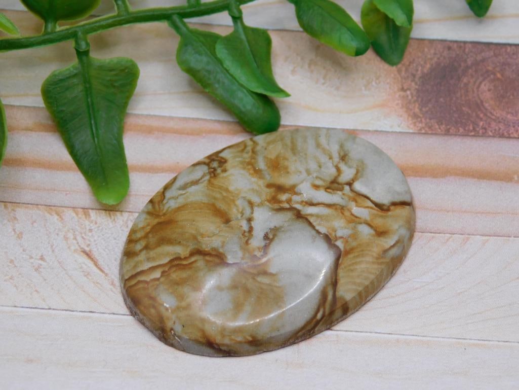 JASPER CABOCHON ROCK STONE LAPIDARY SPECIMEN: JASPER CABOCHON ROCK STONE LAPIDARY SPECIMEN