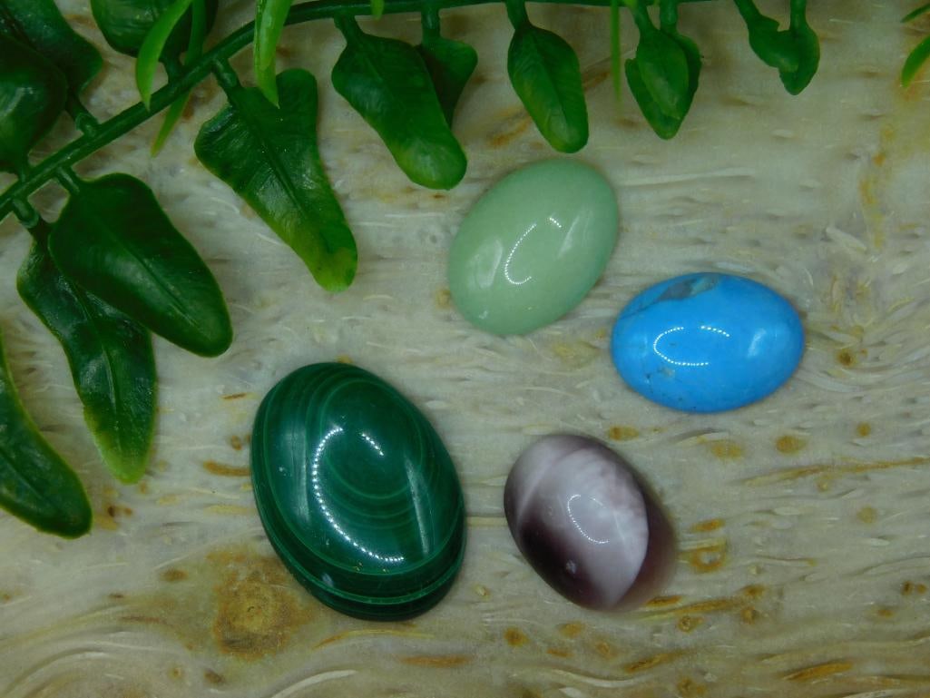 CABOCHONS ROCK STONE LAPIDARY SPECIMEN: CABOCHONS ROCK STONE LAPIDARY SPECIMEN