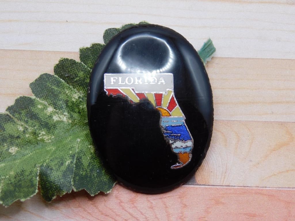 FLORIDA CABOCHON ROCK STONE LAPIDARY SPECIMEN: FLORIDA CABOCHON ROCK STONE LAPIDARY SPECIMEN