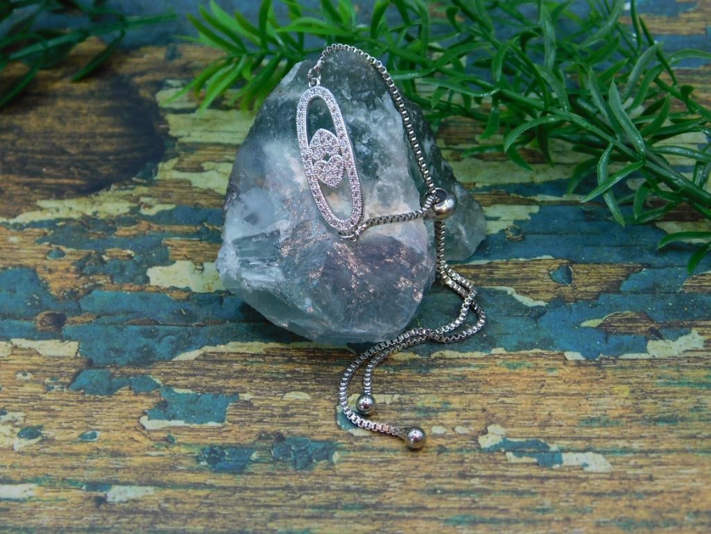 GENUINE STONE ADJUSTABLE BRACELET ROCK STONE LAPIDARY SPECIMEN: GENUINE STONE ADJUSTABLE BRACELET ROCK STONE LAPIDARY SPECIMEN