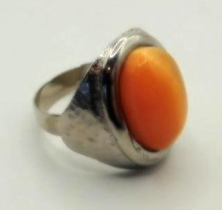 CATS EYE RING ROCK STONE LAPIDARY SPECIMEN (1 of 2)