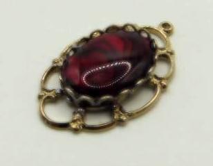 ABALONE STONE PENDANT ROCK STONE LAPIDARY SPECIMEN (1 of 2)