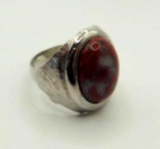 RED JASPER RING ROCK STONE LAPIDARY SPECIMEN (1 of 2)