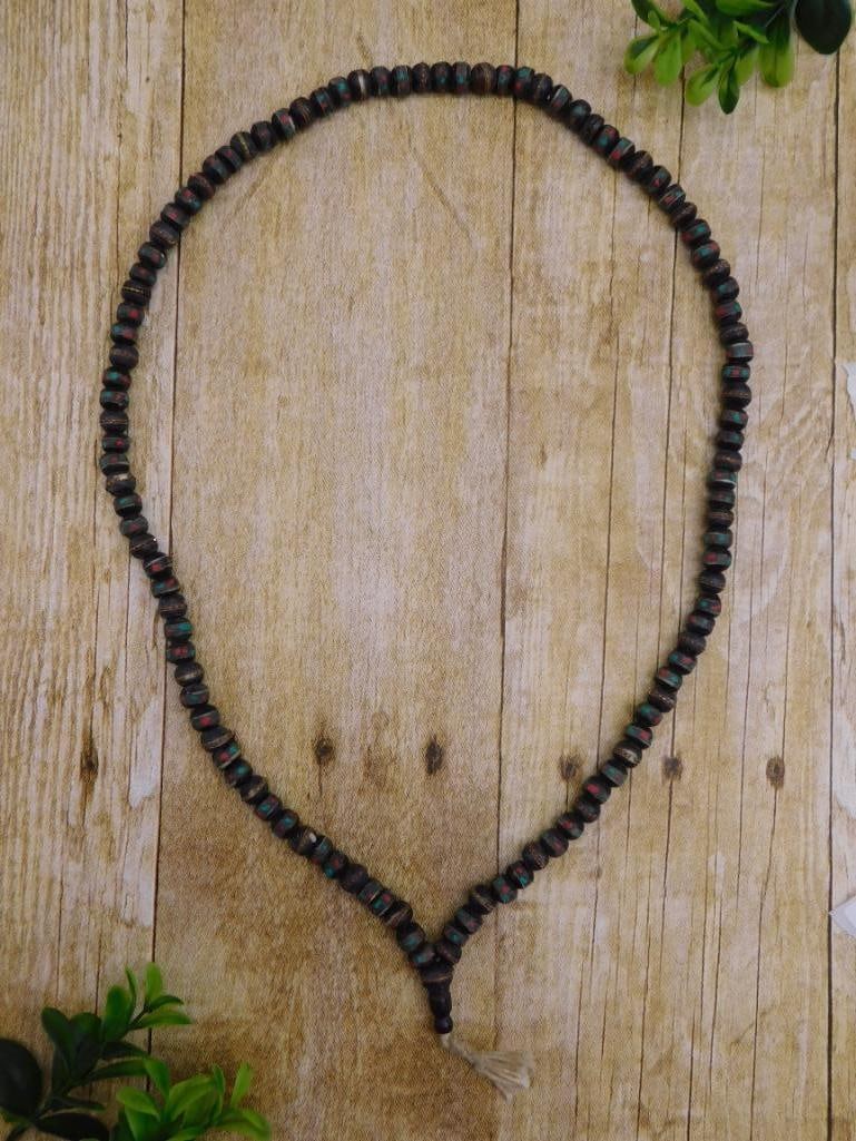 AFRICAN TRADE BEAD NECKLACE ROCK STONE LAPIDARY SPECIMEN (1 of 2)