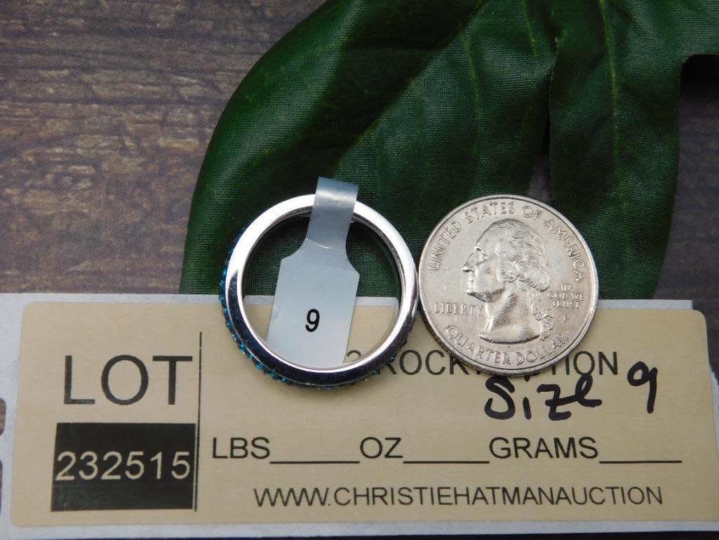 GENUINE STONE RING SIZE 9 - 4