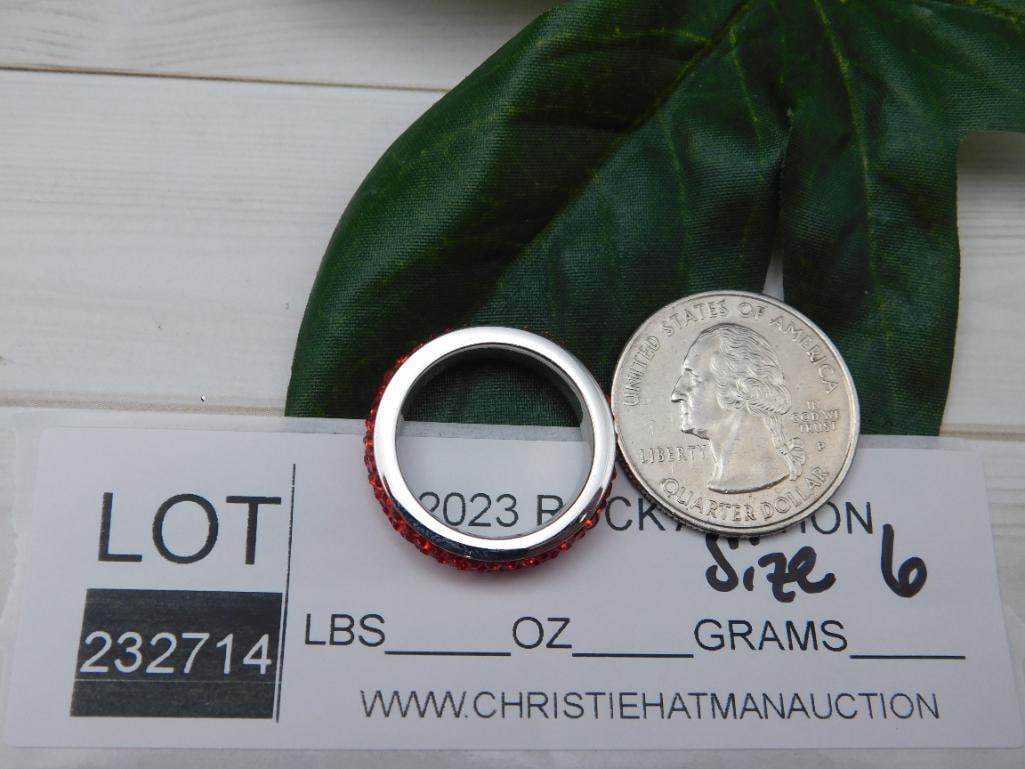 GENUINE STONE RING SIZE 6 - 2