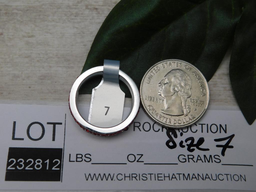 GENUINE STONE RING SIZE 7 - 2