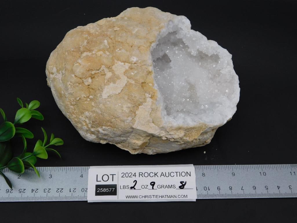 GEODE ROCK STONE LAPIDARY SPECIMEN - 3