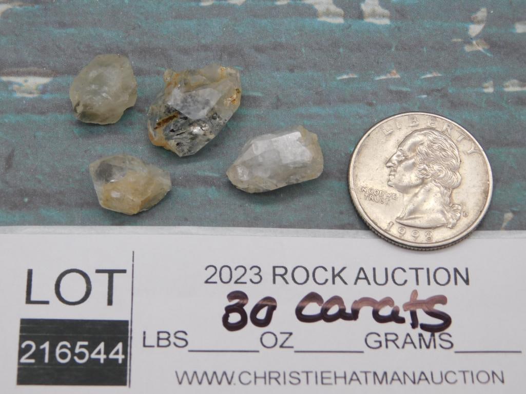 HERKIMER DIAMONDS ROCK STONE LAPIDARY SPECIMEN - 2