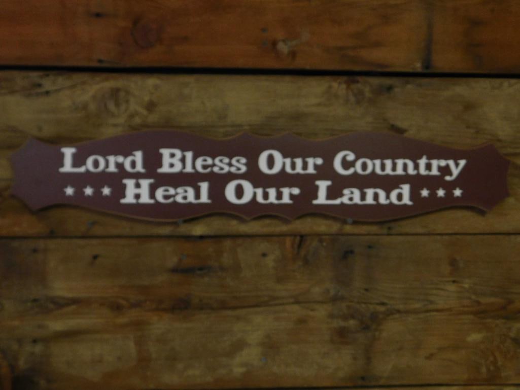 Wooden Sign with Inspirational Message (1 of 2)