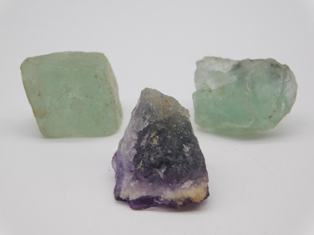 FLUORITE ROCK STONE LAPIDARY SPECIMEN (1 of 2)