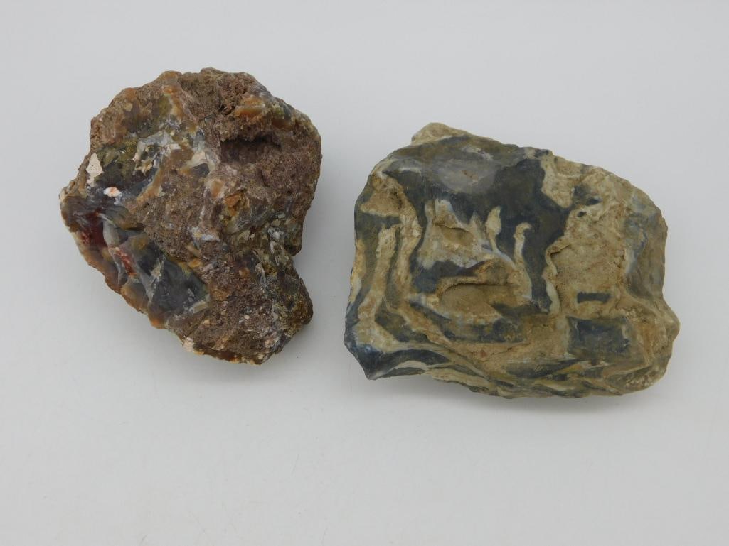 MIXED ROCK STONE LAPIDARY SPECIMEN: MIXED ROCK STONE LAPIDARY SPECIMEN