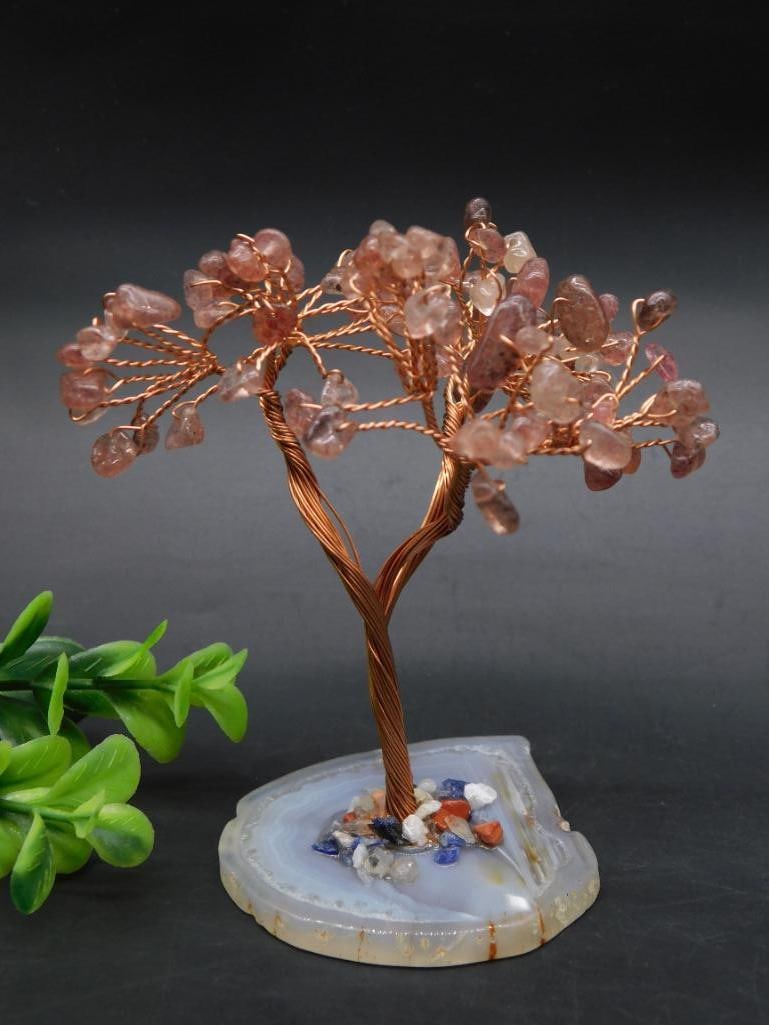 MIXED STONE TREE ROCK STONE LAPIDARY SPECIMEN (1 of 3)