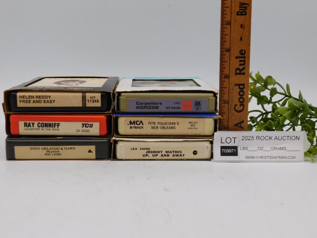 6 Assorted 8-Track Tapes with Original Boxes - 3