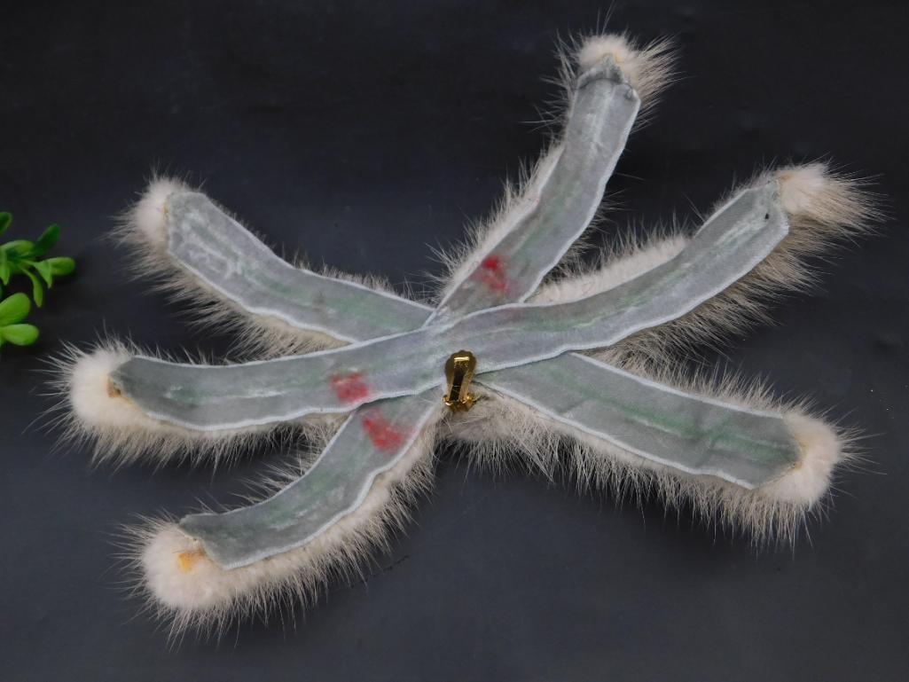 Faux Fur Hat Facinator - 2