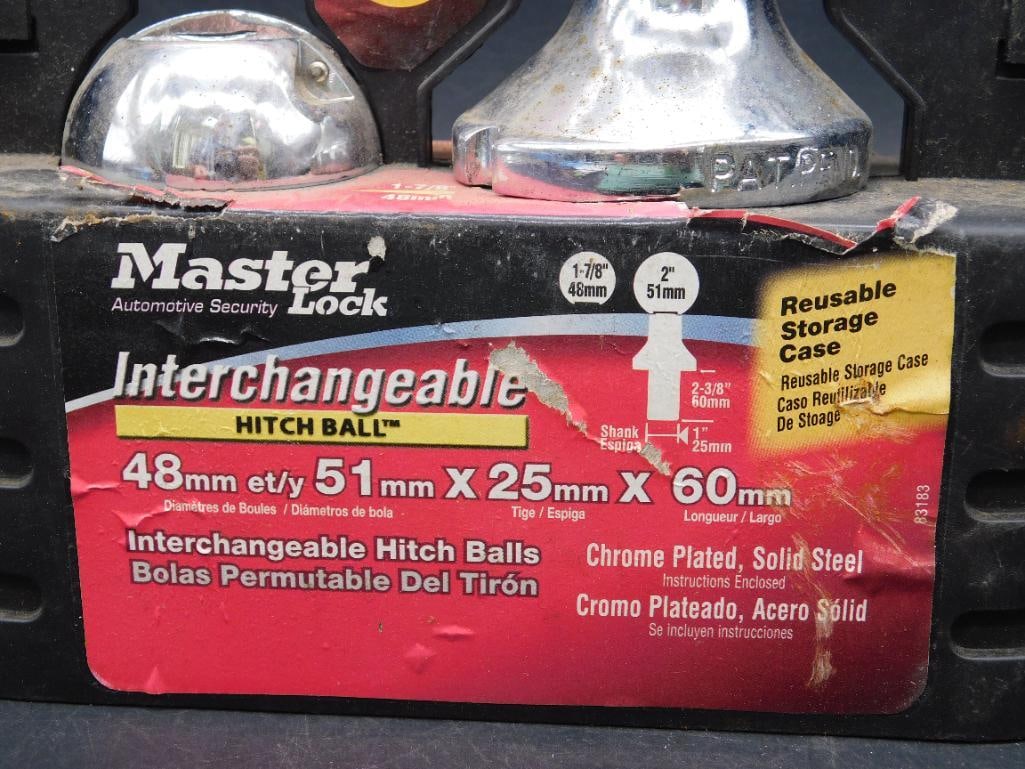 MASTER LOCK INTERCHANGEABLE HITCH BALL - 2