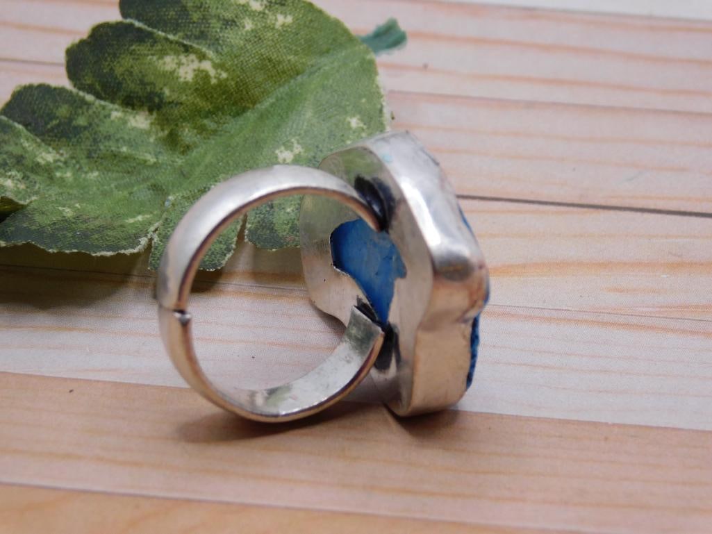 GEODE SLICE RING ROCK STONE LAPIDARY SPECIMEN - 2