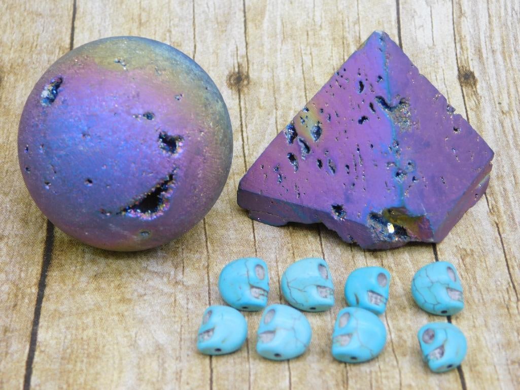 MIXED LOT ROCK STONE LAPIDARY SPECIMEN: MIXED LOT ROCK STONE LAPIDARY SPECIMEN