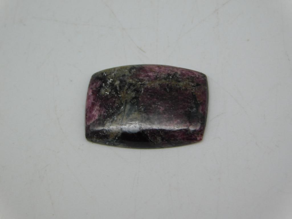 EUDIALYTE CABOCHON ROCK STONE LAPIDARY SPECIMEN (1 of 2)