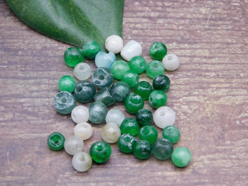 BEADS ROCK STONE LAPIDARY SPECIMEN (1 of 2)