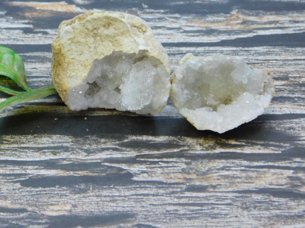 GEODE ROCK STONE LAPIDARY SPECIMEN (1 of 2)