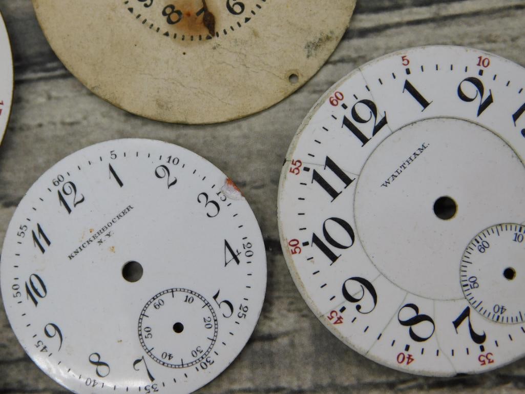 Five Vintage Watch Faces WATCHMAKER WATCHMAKING TOOLS - 2