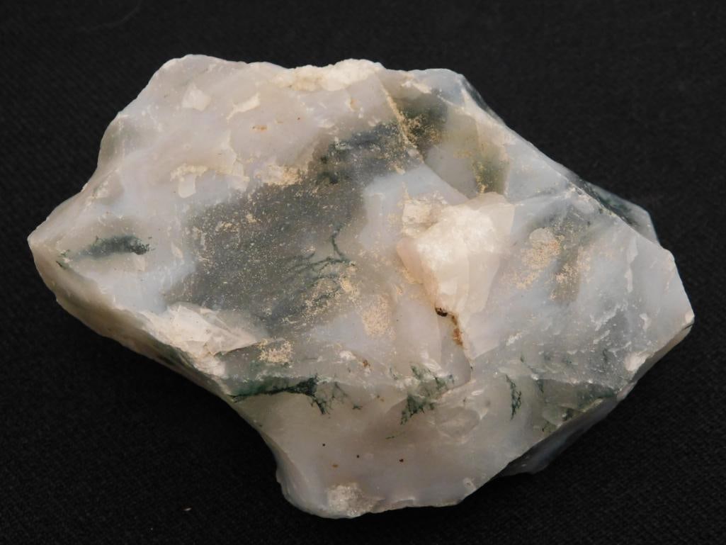 MOSS PLUME ROCK STONE LAPIDARY SPECIMEN (1 of 2)