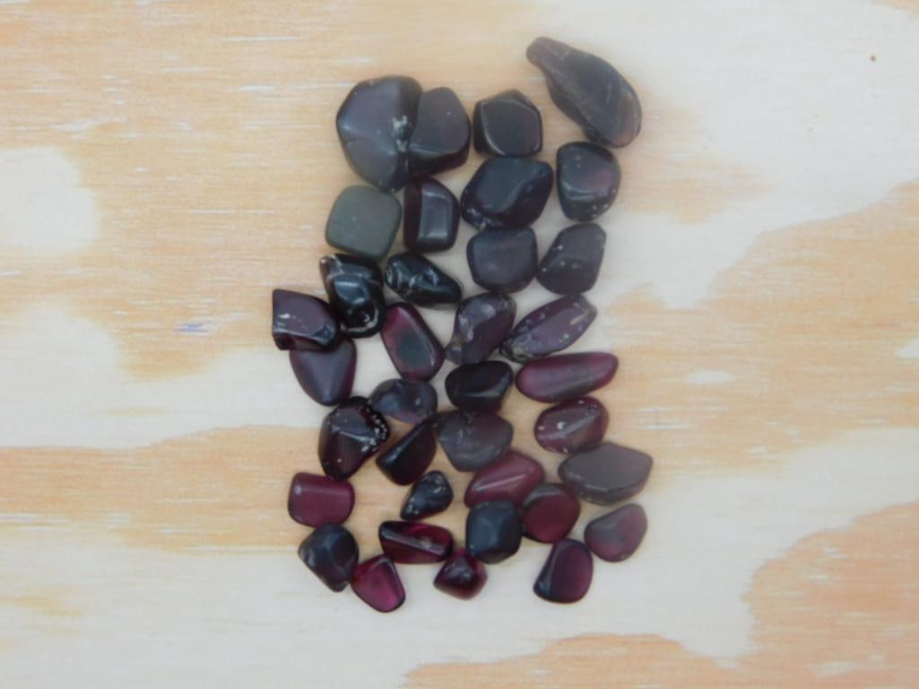 GARNET ROCK STONE LAPIDARY SPECIMEN (1 of 2)